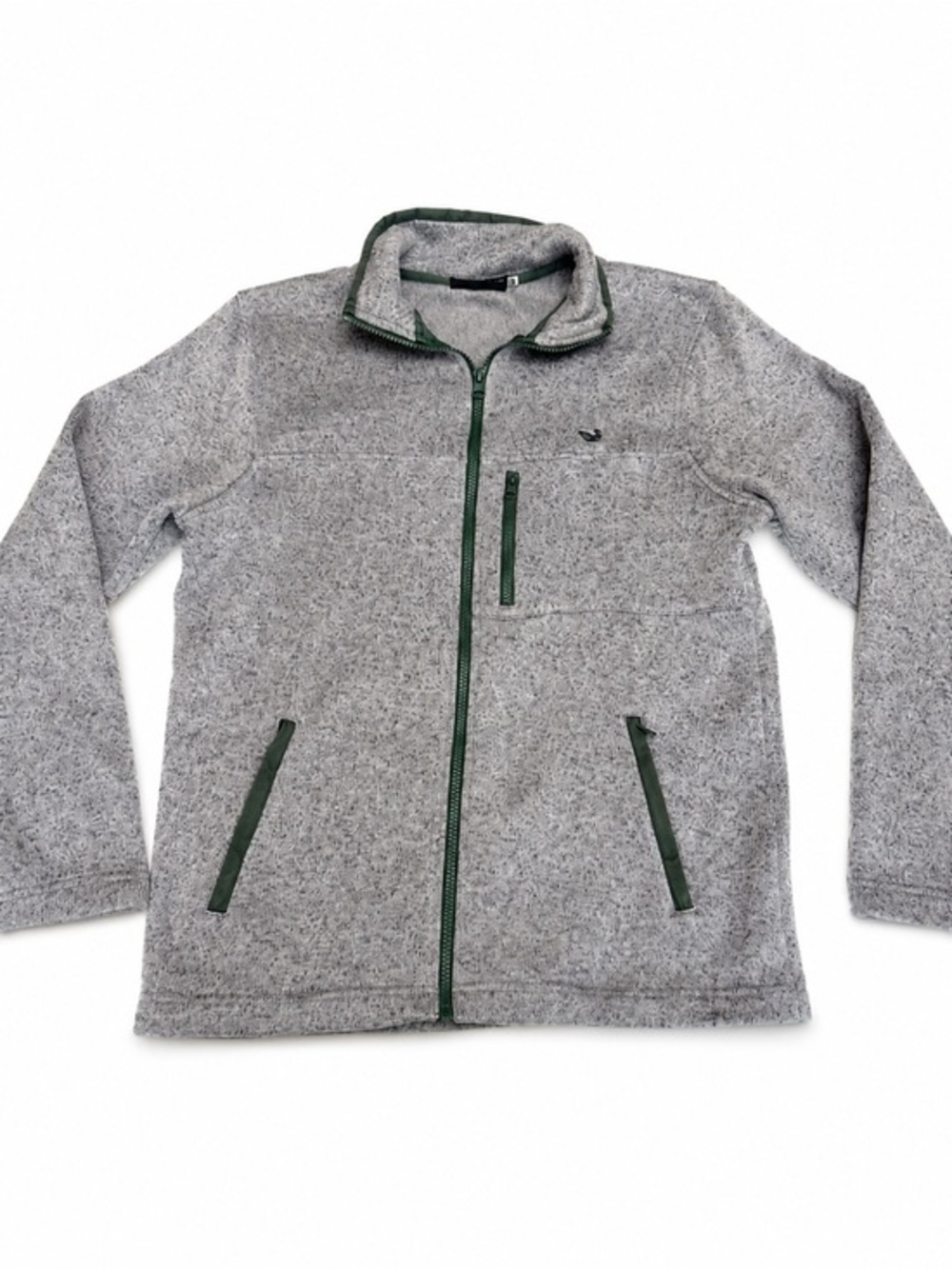 Southern Marsh Sweater Mens Small Gray Performance Fieldtec Zip Up